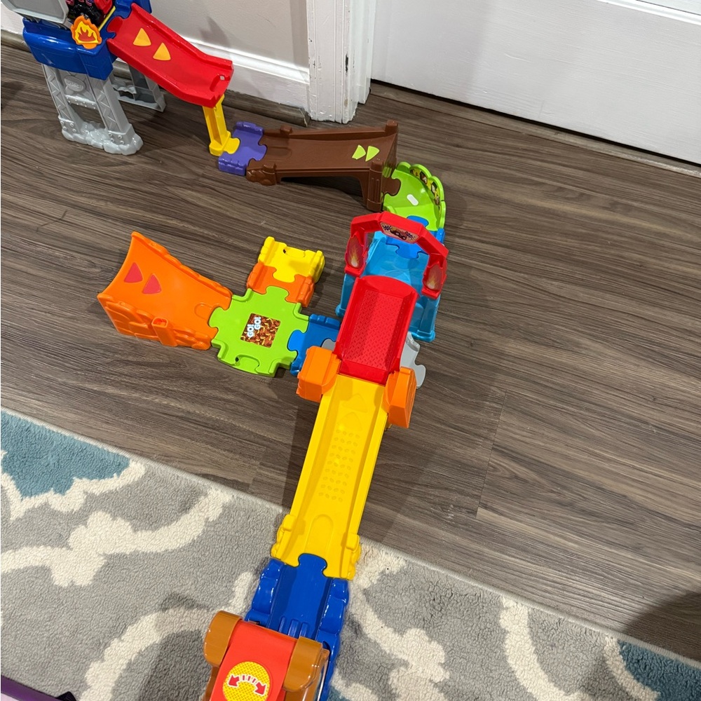 Vtech Colorful Kids Toy Track Set with Vehicles